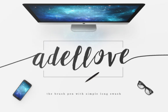 Adellove Font Review: Authentic Brush Script for Branding
