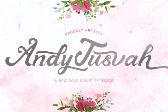 Andy Tusvah: A Handwritten Font for Modern Web Design