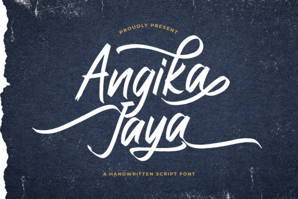 Angika Jaya: The Perfect Handwritten Font for Crafters