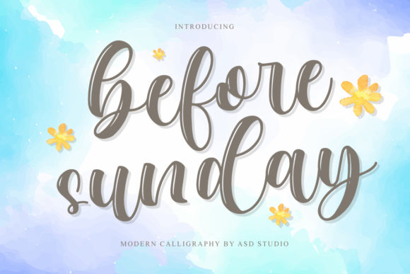 Before Sunday Font Review: A Delicate Typeface for Branding