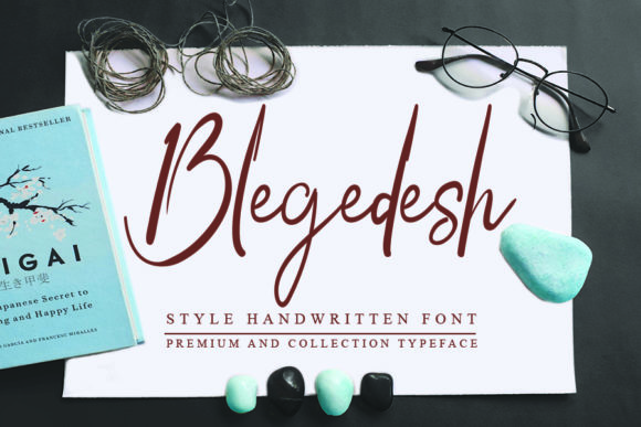 Blegedesh: A Timeless Script Font for Small Business Branding