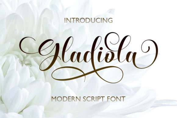 Gladiola: An Elegant Script Font for Handmade Brands