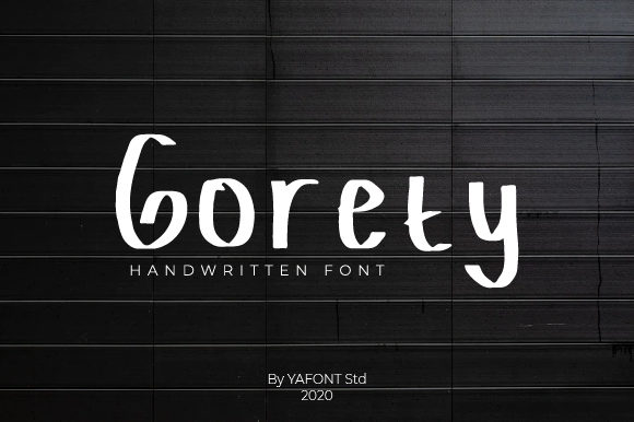 Gorety Font Review: A Handwritten Typeface for Social Campaigns