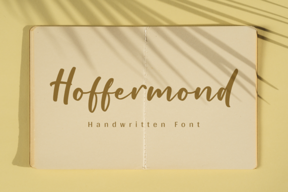 Hoffermond: A Modern Handwritten Font for Web Design