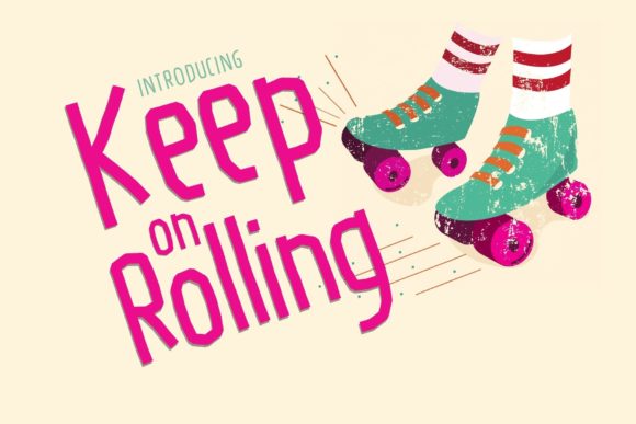 Keep on Rolling: A Joyful Typeface for Brand Identity