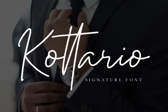 Kottario Font: The Handwritten Typeface for Clear Campaigns