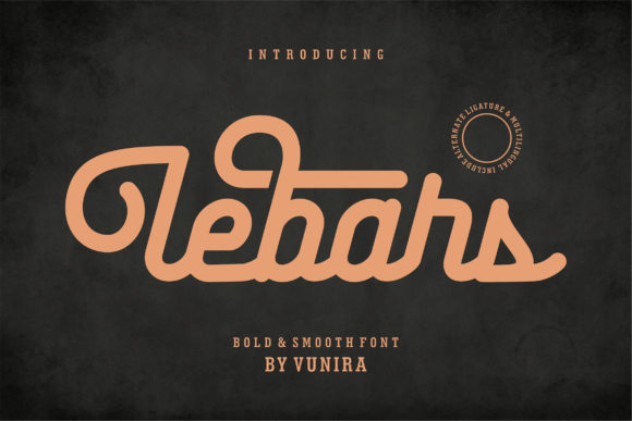 Lebars Font: A Handwritten Typeface for Makers