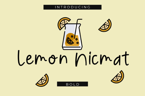 Lemon Nicmat: A Handwritten Font for Editorial Design