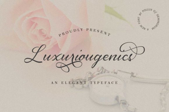 Luxuriougenics: A Designer's Take on This Bold Script