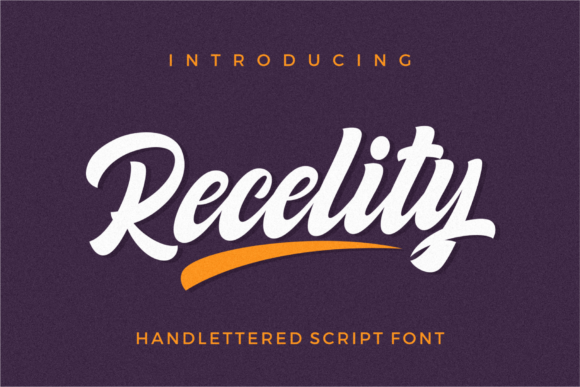 Recelity: A Handwritten Font for Makers and Sellers