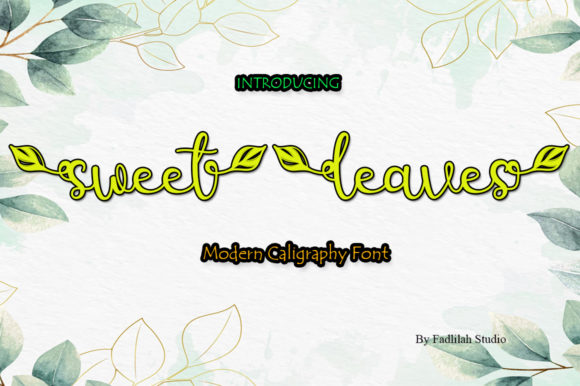 Refining Editorial Design with the Sweet Leaves Typeface