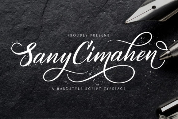 Sany Cimahen: An Elegant Handwritten Font for Editorial Design