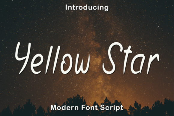 Yellow Star Font Review for Web Designers